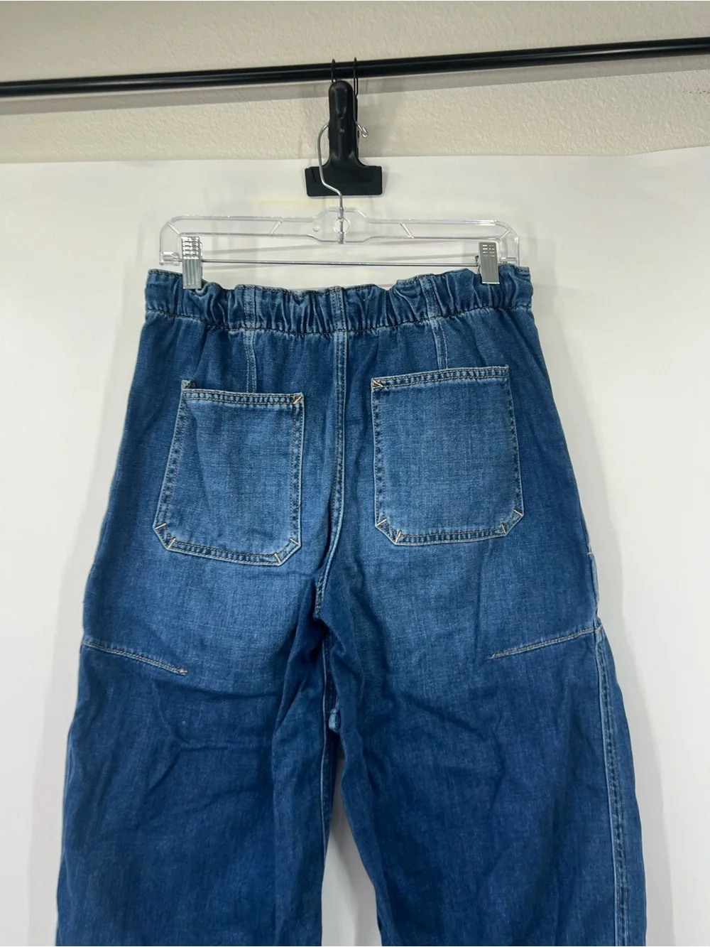 We The Free People Silverton Pull-On Barrel Jeans